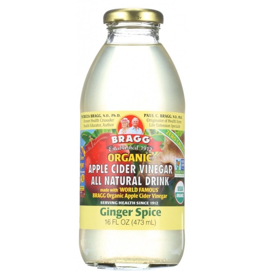 BRAGG VINEGAR APPLE CIDER GINGR SPC 18oz