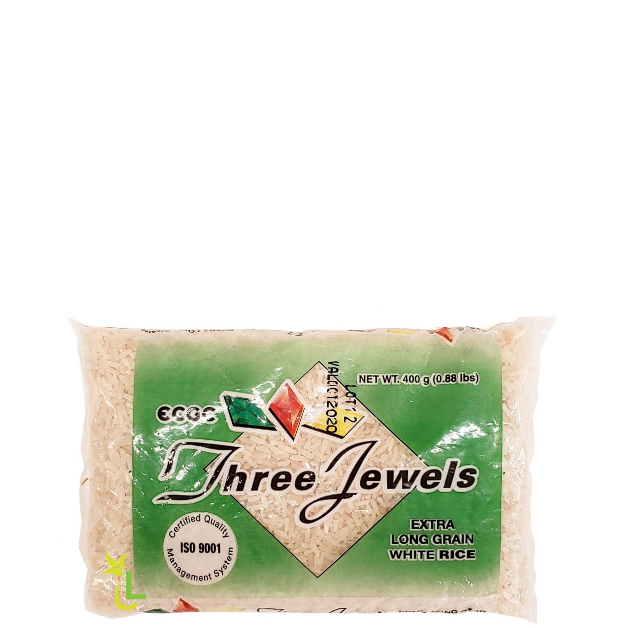 THREE JEWELS WHITE RICE 400g