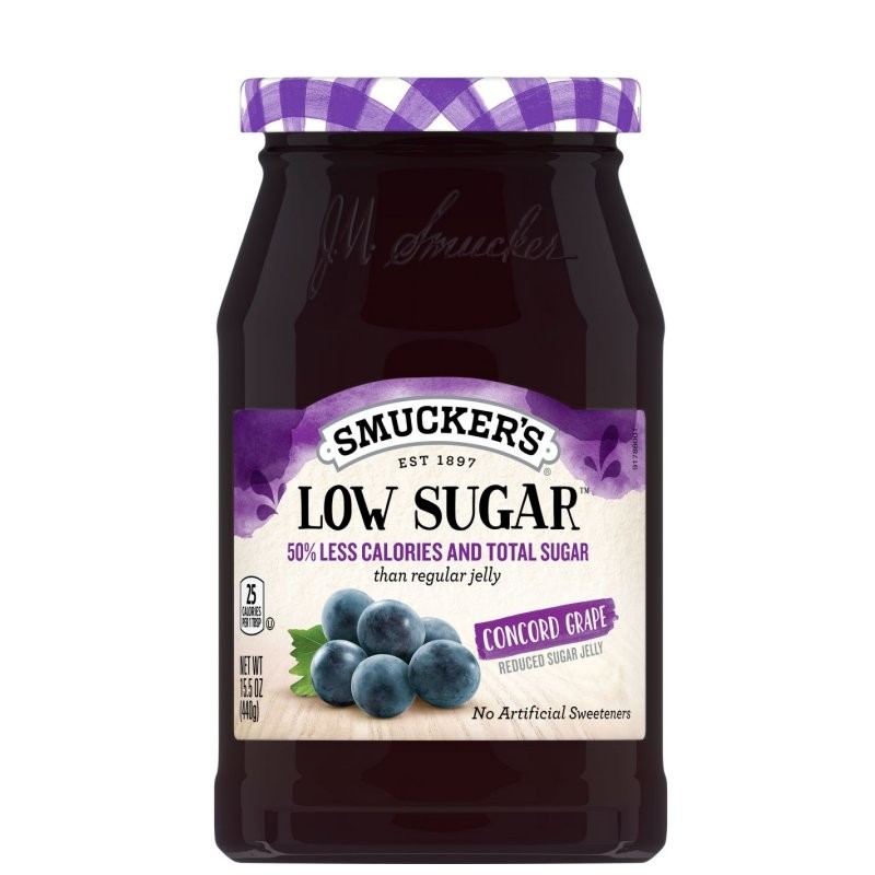 SMUCKERS PRESERVES GRAPE LS 440g