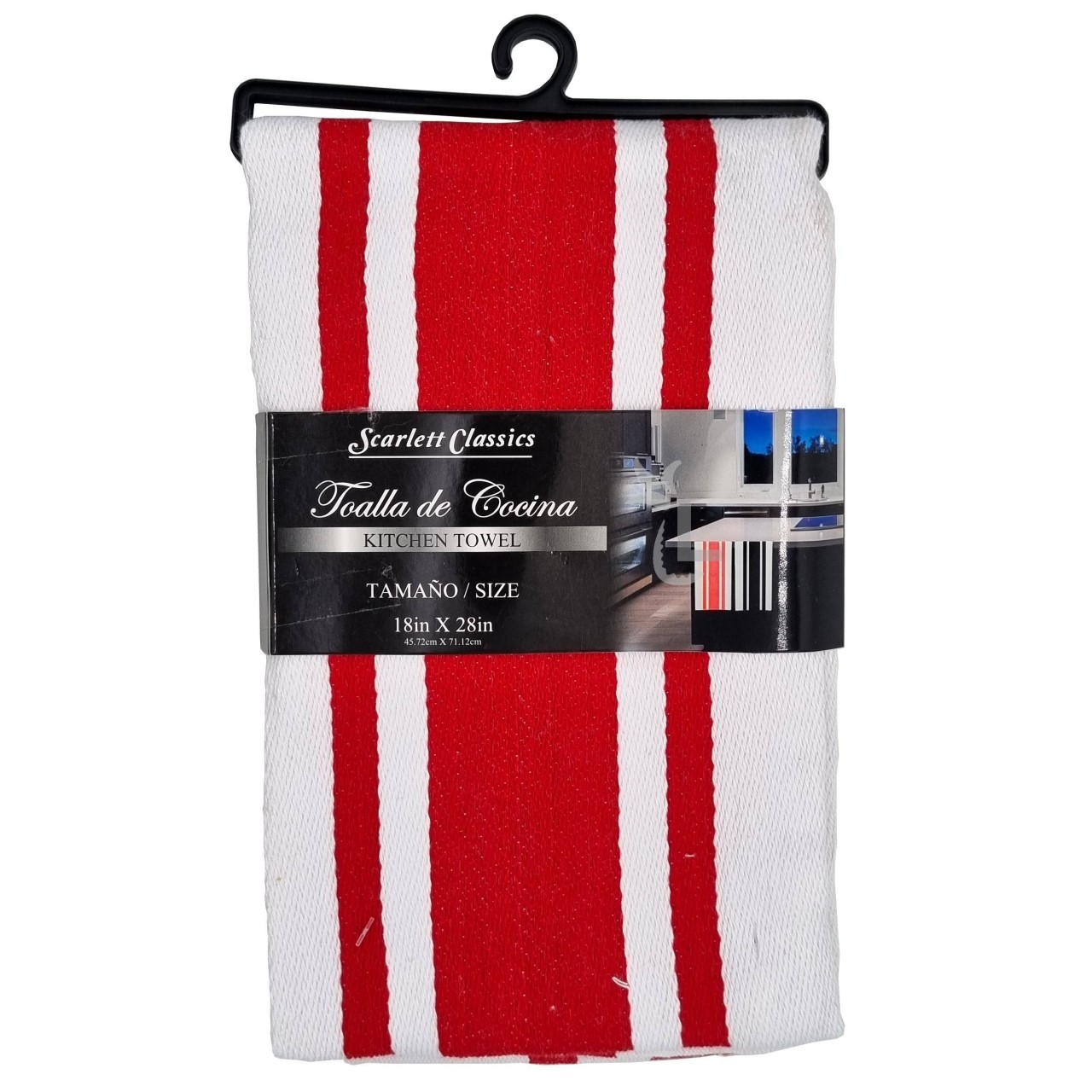 SCARLETT CLASSICS KITCHEN TOWEL 18x28