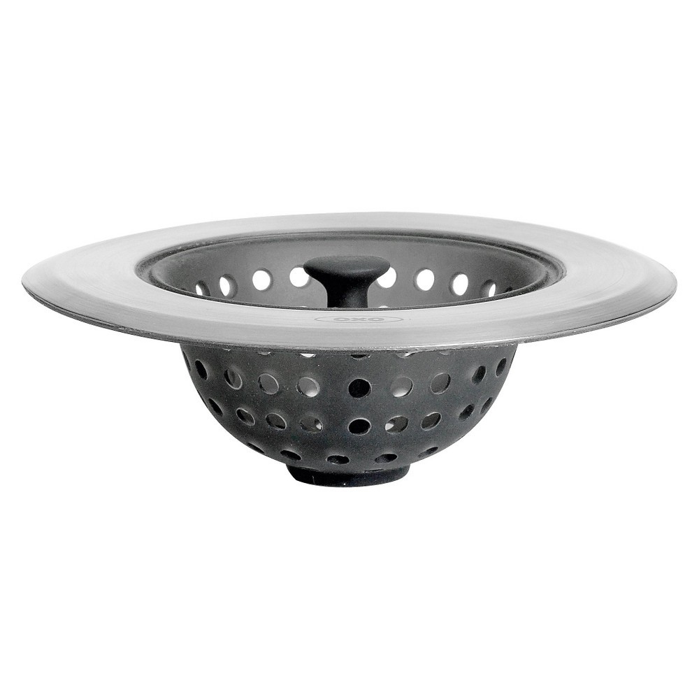Oxo Sw Sink Strainer Black