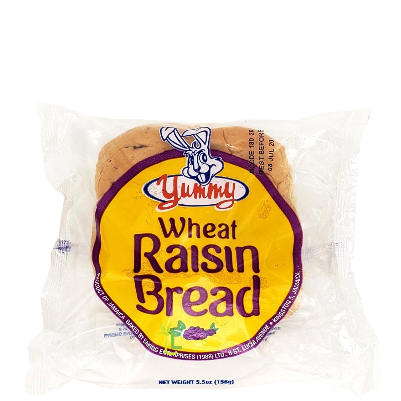 YUMMY BREAD RAISIN WHEAT 5.5oz