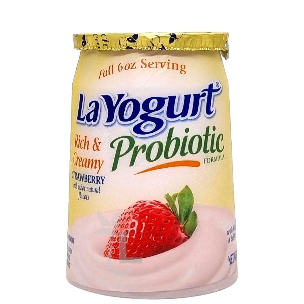 LA YOGURT RICH CREAMY STRAWBERRY 6oz