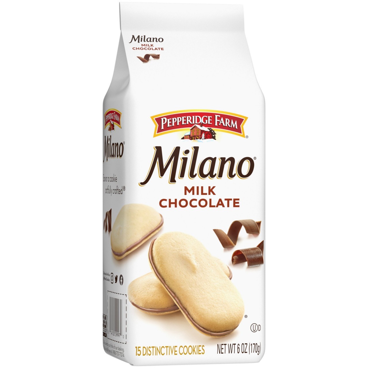 PEPPERIDGE FARM MILANO MILK CHOC 6oz