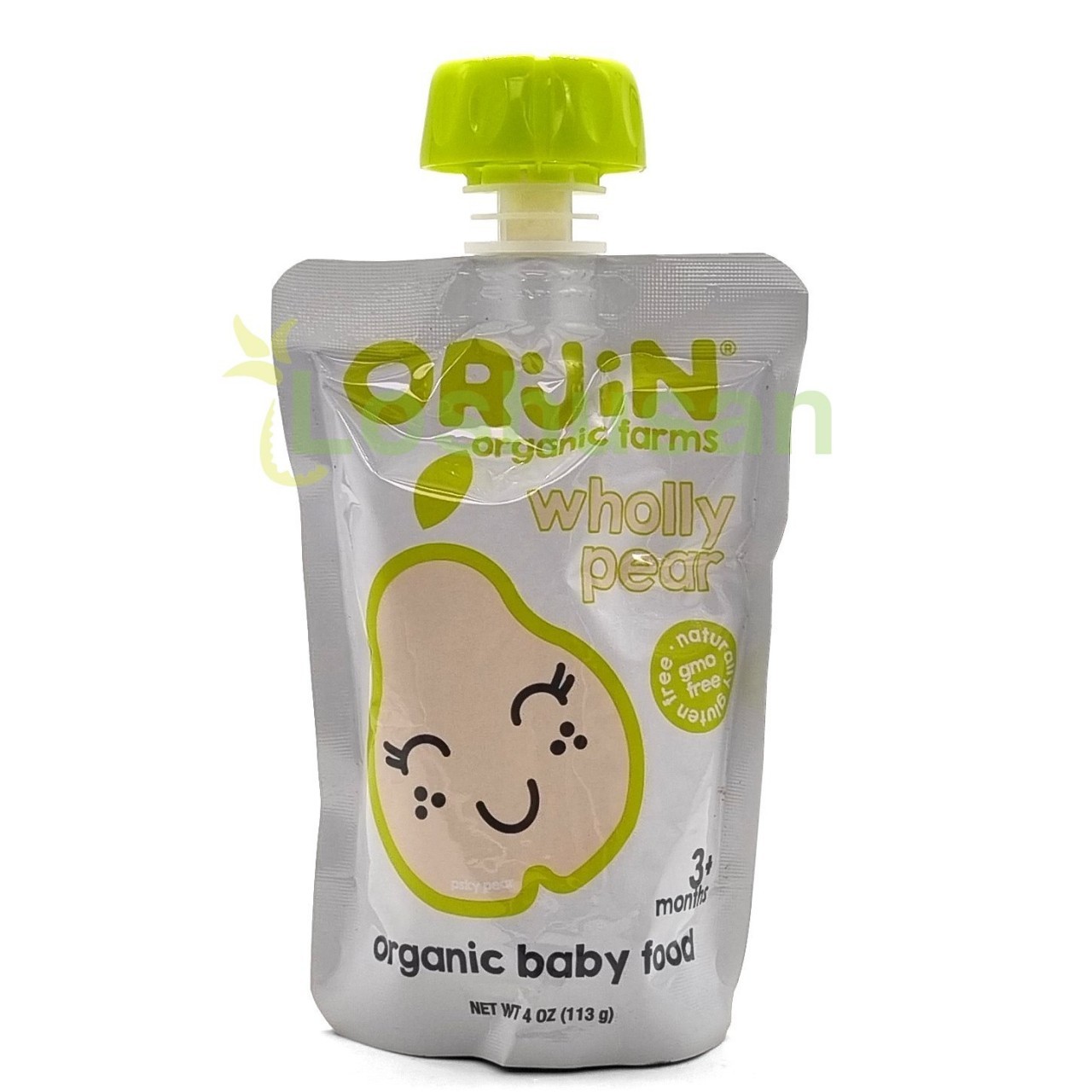 ORIJIN BABY FOOD WHOLLY PEAR 113g
