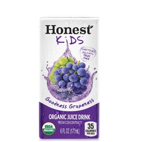 HONEST KIDS GOODNESS GRAPE 177ml