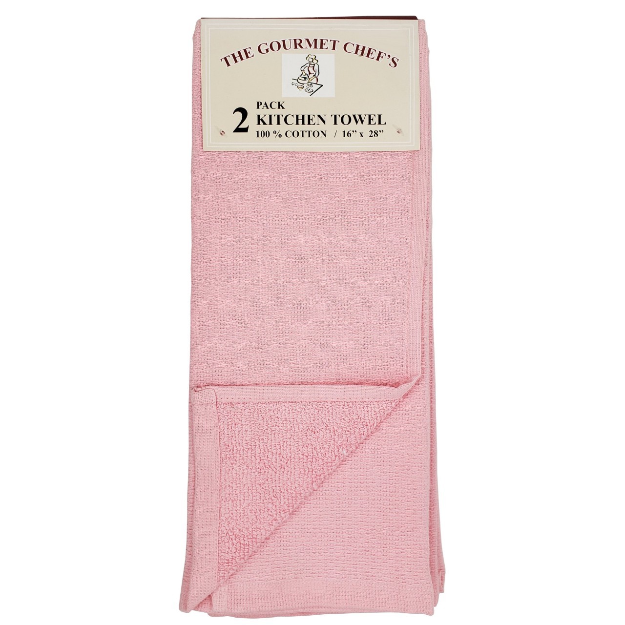 GOURMET CHEFS TOWEL SET 16x28 2pc