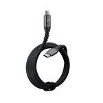 Klip Xtreme - USB cable - 24 pin USB-C - 3 m - Black - 60W Braided Fast charging