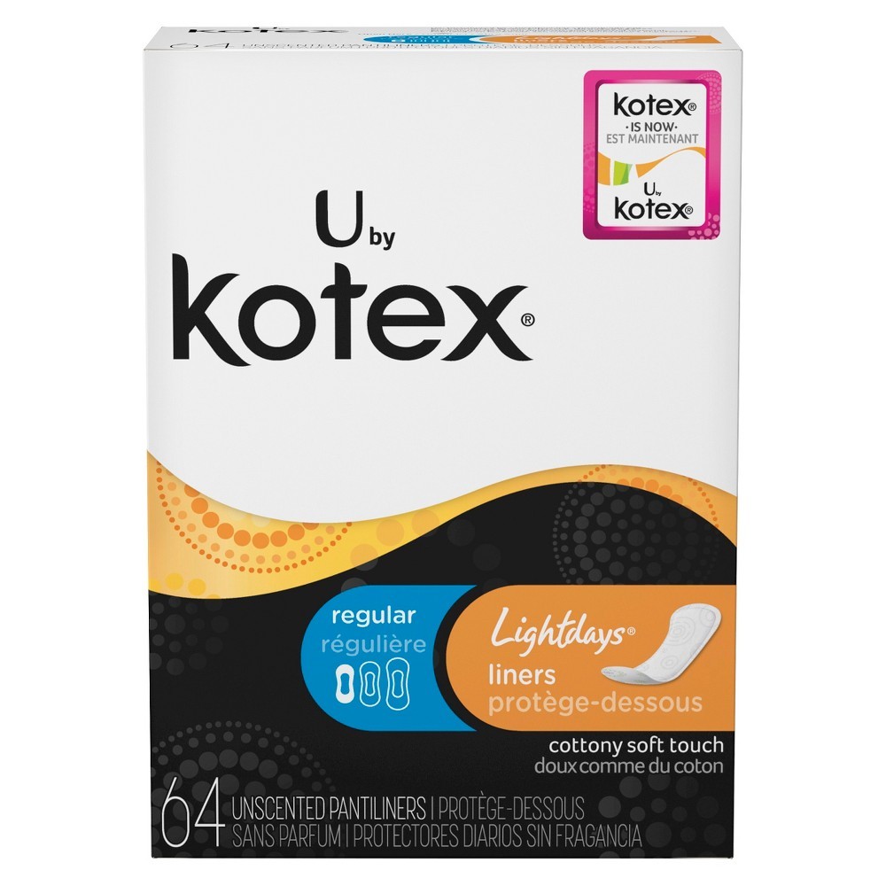 KOTEX L/DAYS UNSCENTED 64s