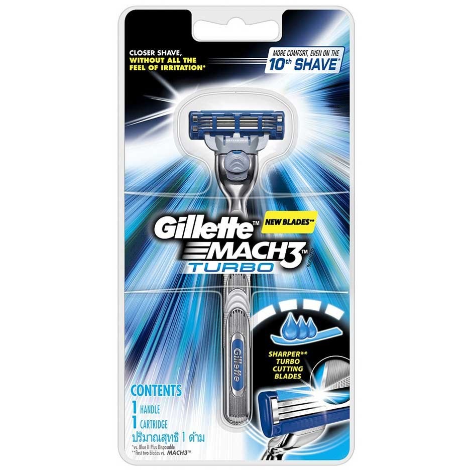 GILLETTE MACH 3 TURBO RAZOR 1ct