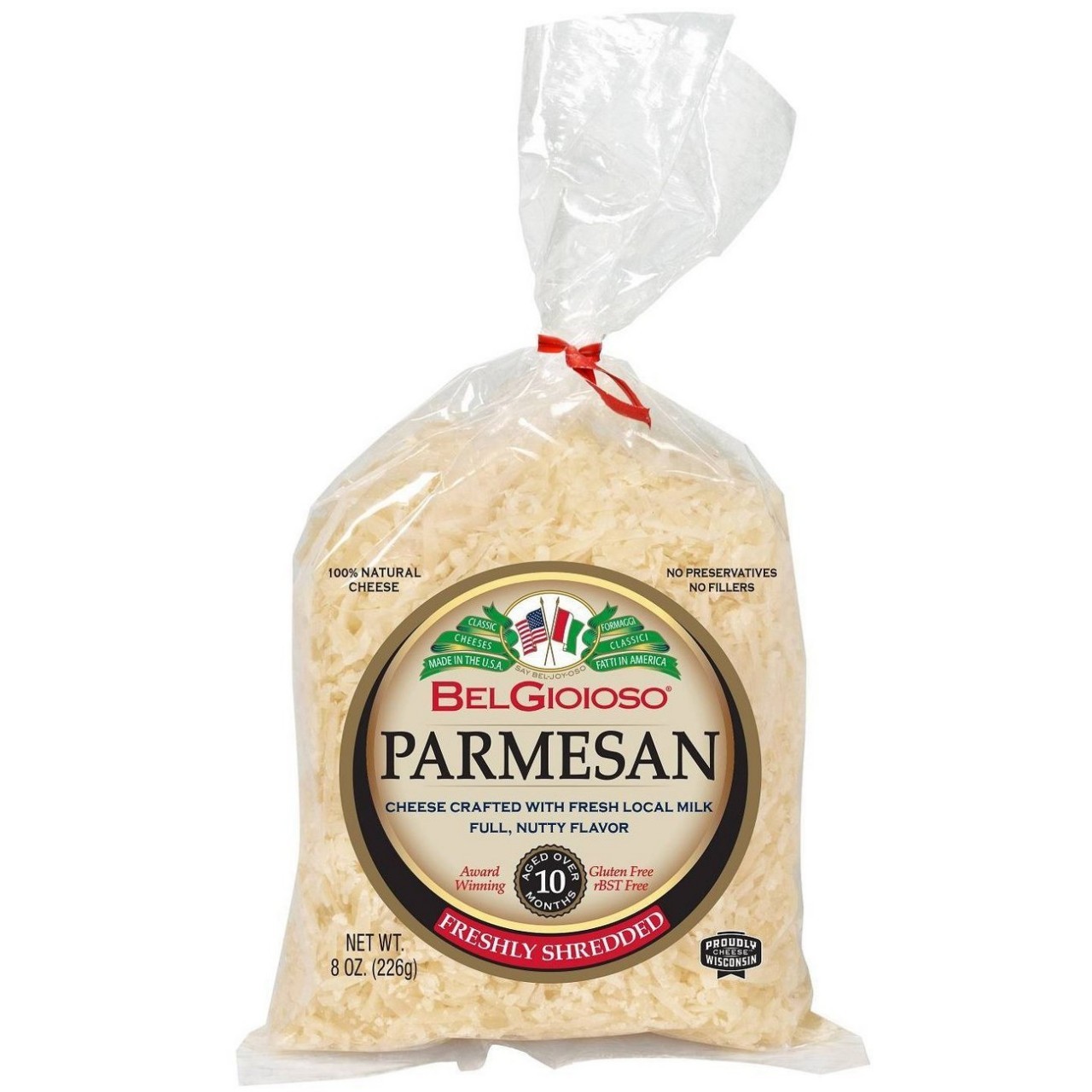 BELGIOIOSO PARMESAN SHREDDED TWIST 8oz