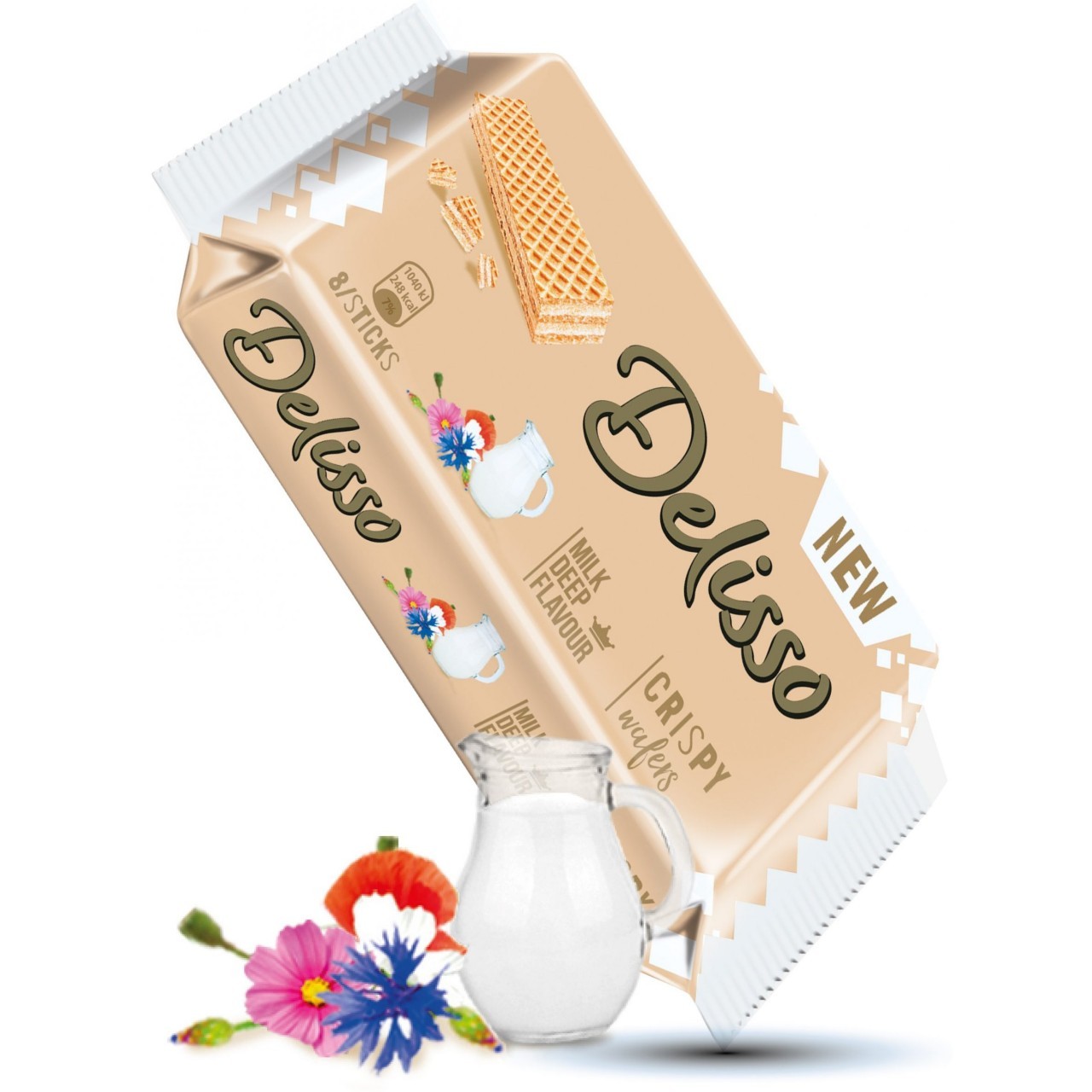 TOREN DELISSO WAFERS MILK 8s
