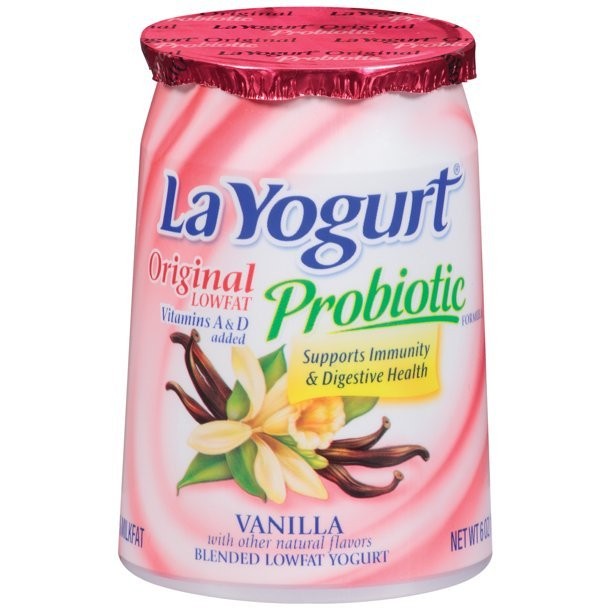 LA YOGURT LOW FAT VANILLA 6oz