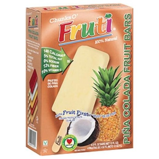 CHUNKS O FRUTI BAR PINEAPPLE 12oz