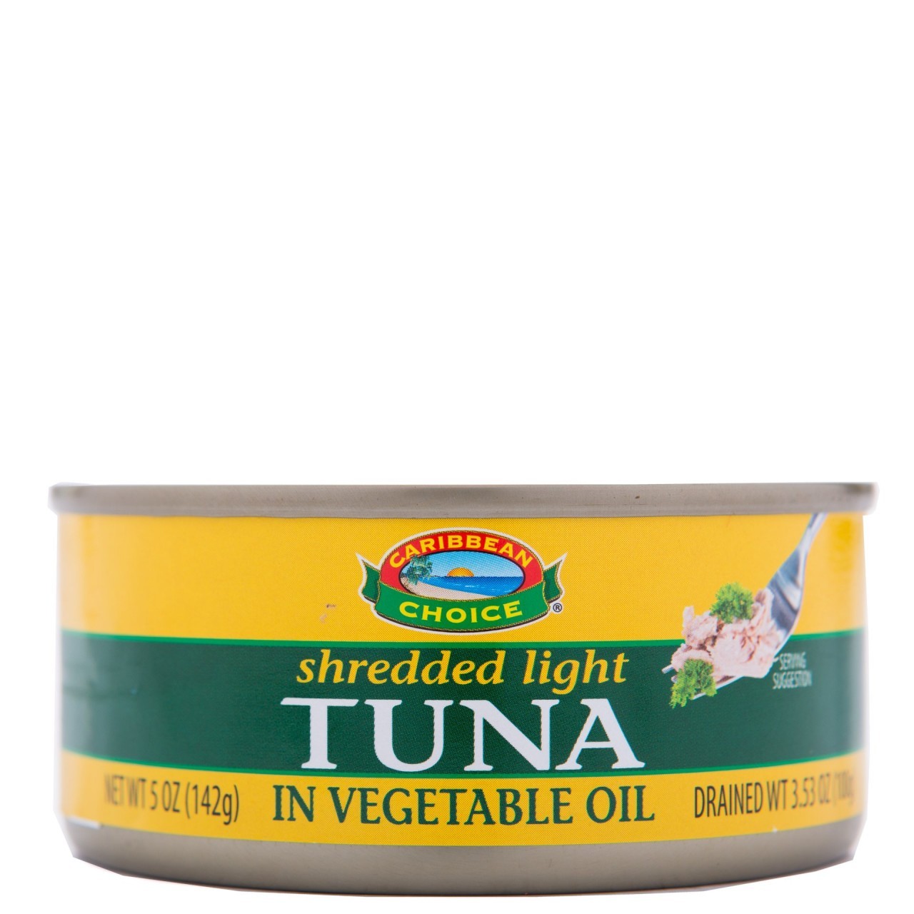 CARIB CHOICE TUNA SCHREDDED OIL 142g