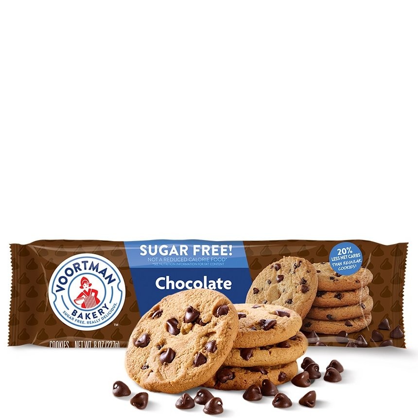 VOORTMAN CHOC CHIP COOKIE SF 8oz