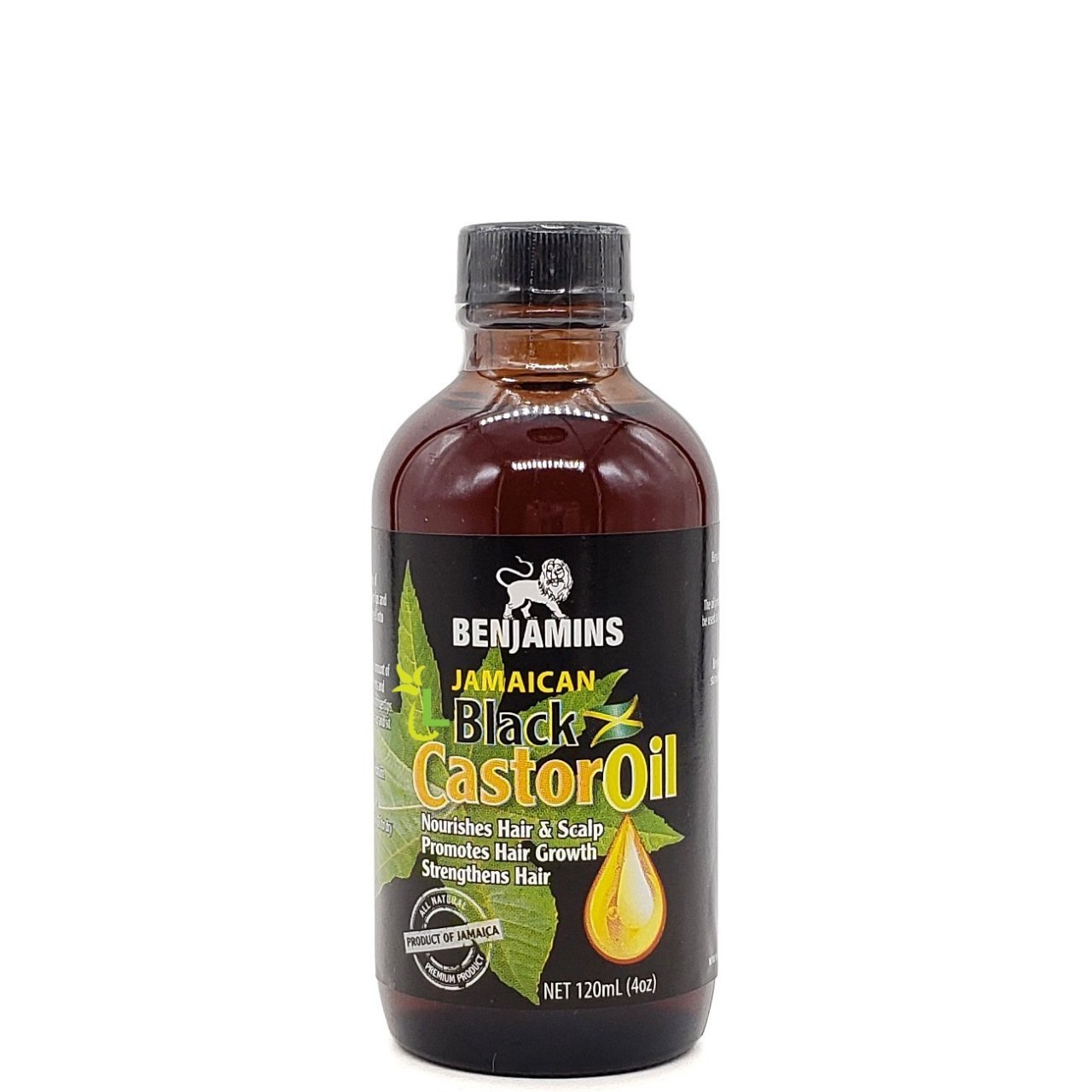 BENJAMINS BLACK CASTOR OIL 120ml