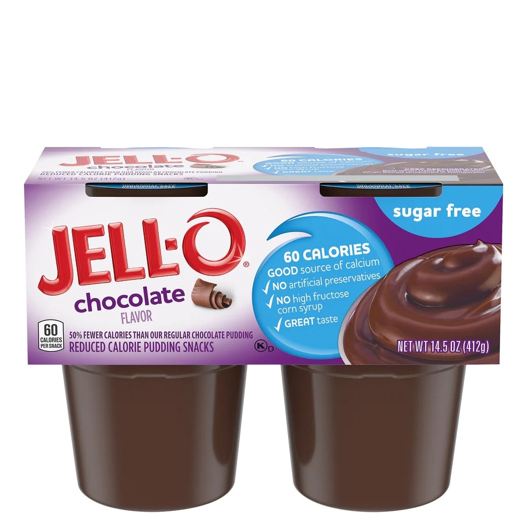 JELLO PUDDING CHOCOLATE SF 412g