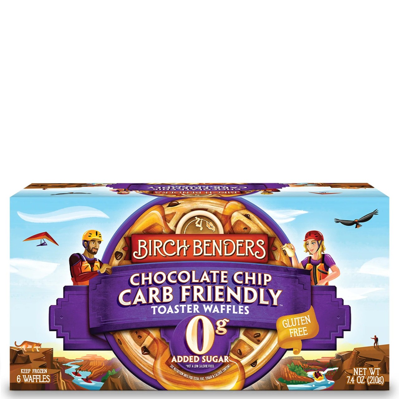 BIRCH BENDERS WAFFLES CHOC CHIP 210g