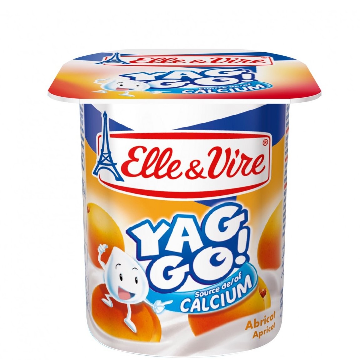 ELLE & VIRE YAGGO APRICOT 125g