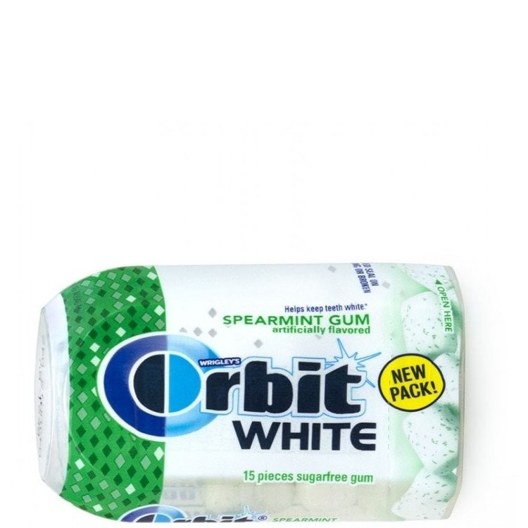 WRIGLEYS ORBIT WHITE SPEARMINT 15s