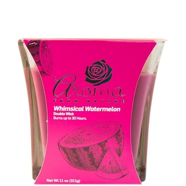 AROMA NATURALS CANDLE WHIMS W/MELON 4oz