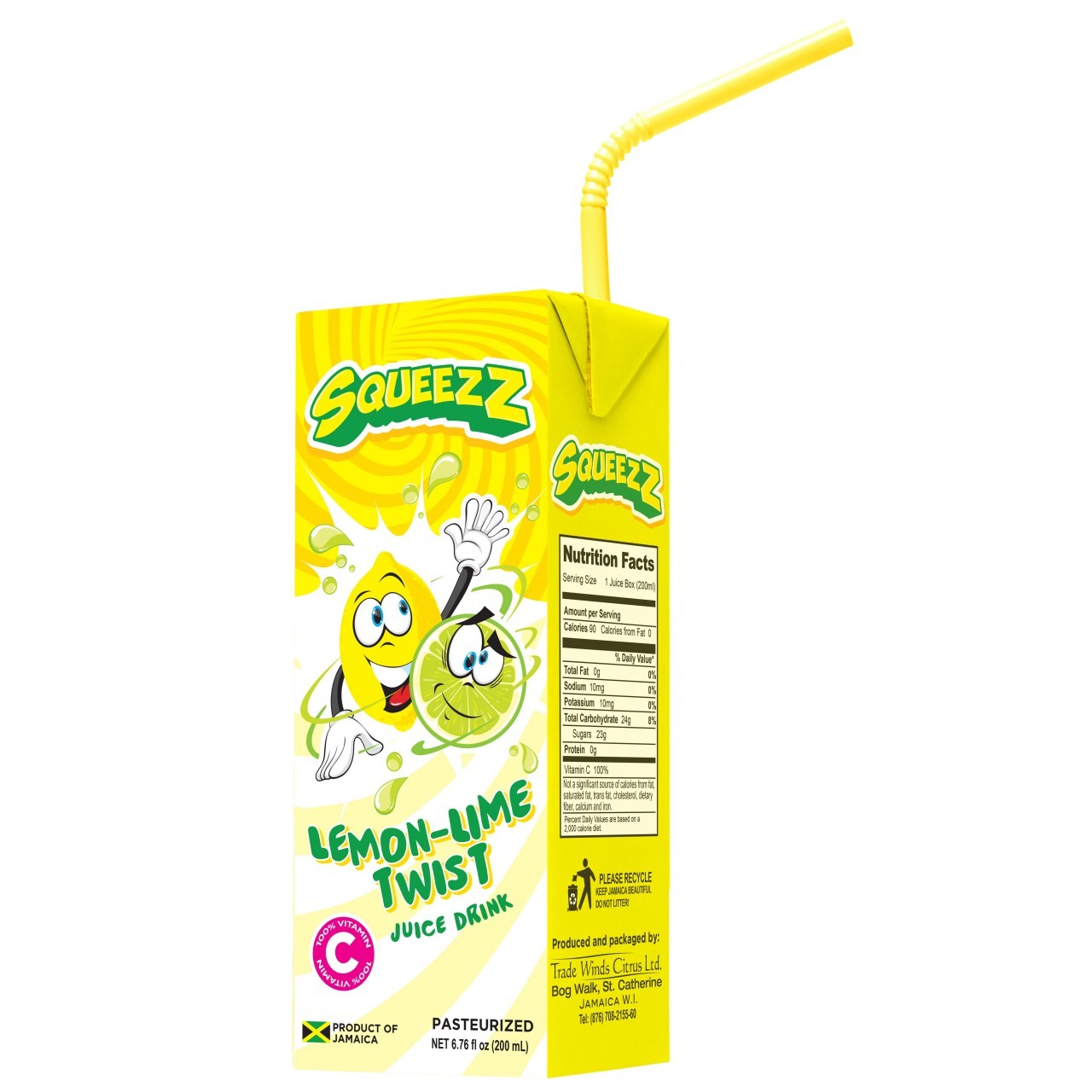 SQUEEZZ LEMON-LIME TWIST 200ml