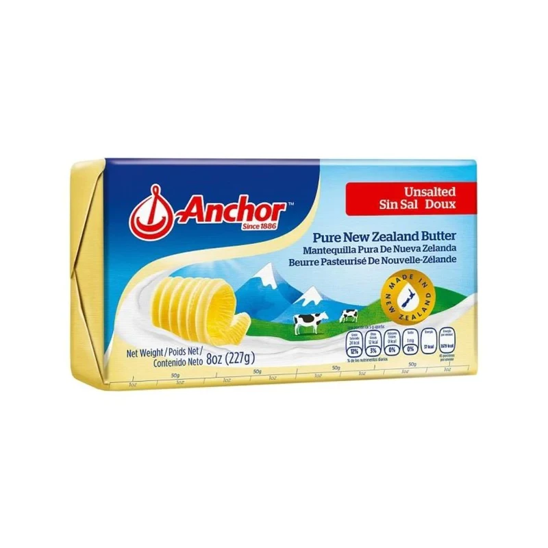 ANCHOR UNSALTED BUTTER 227G