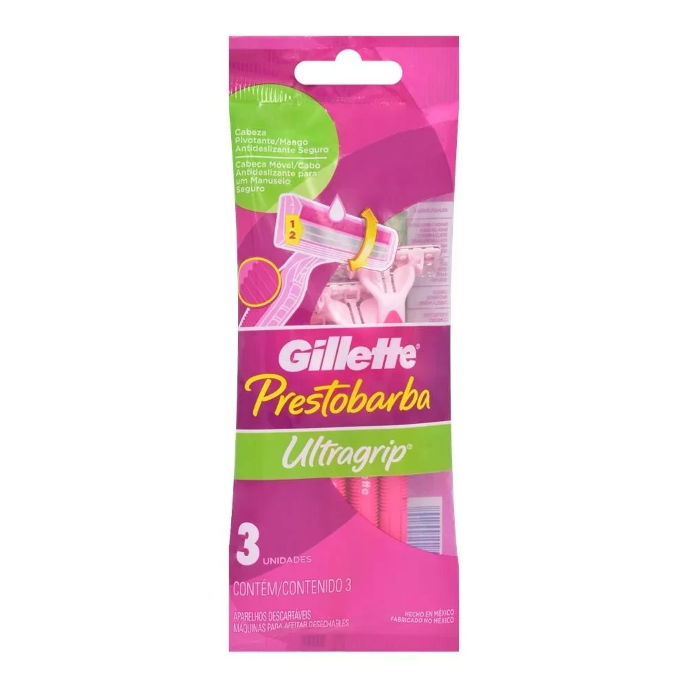 GILLETTE STICK RAZOR ULTRA GRIP 3’S