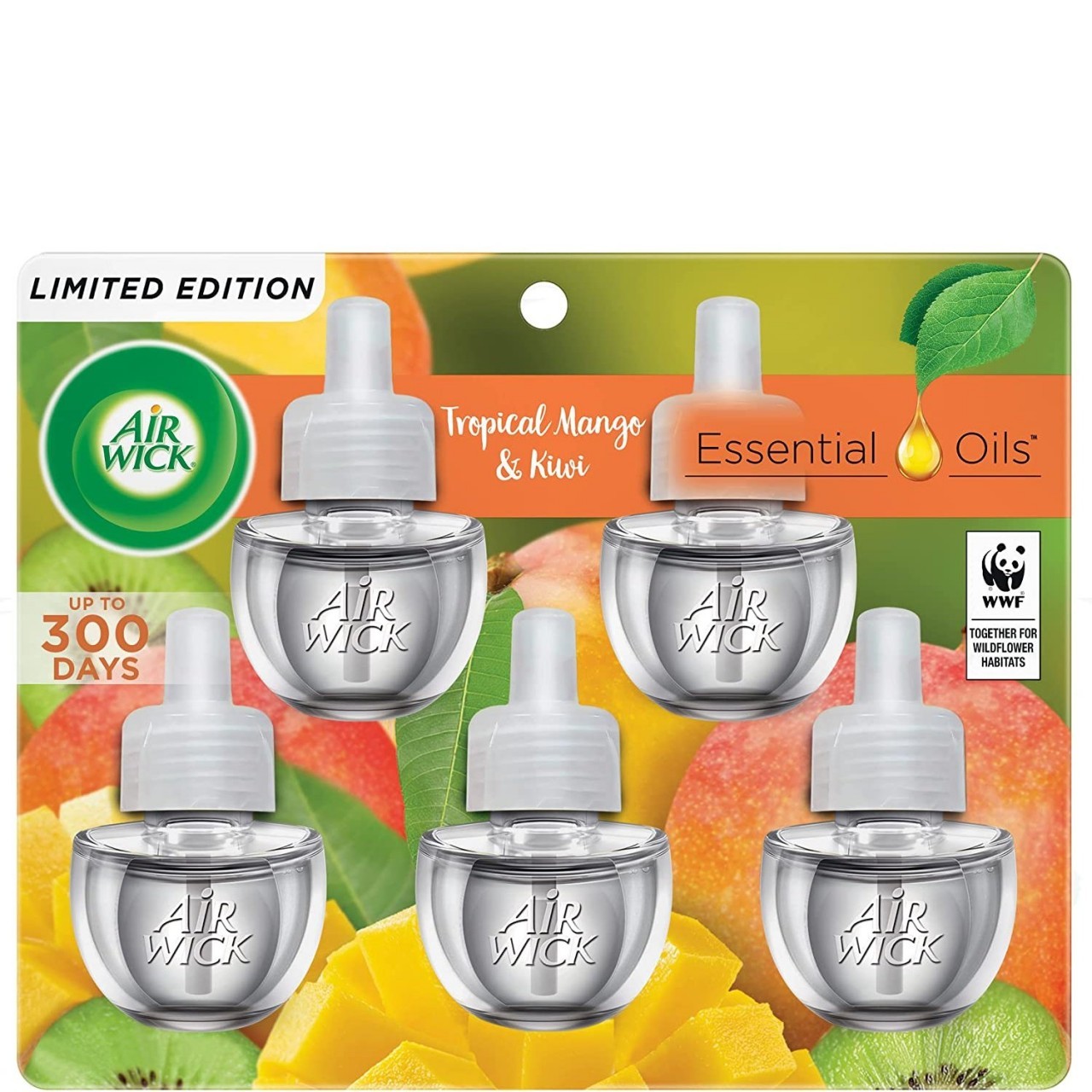 AIR WICK OIL TROPIC MANGO KIWI RF 5x20ml