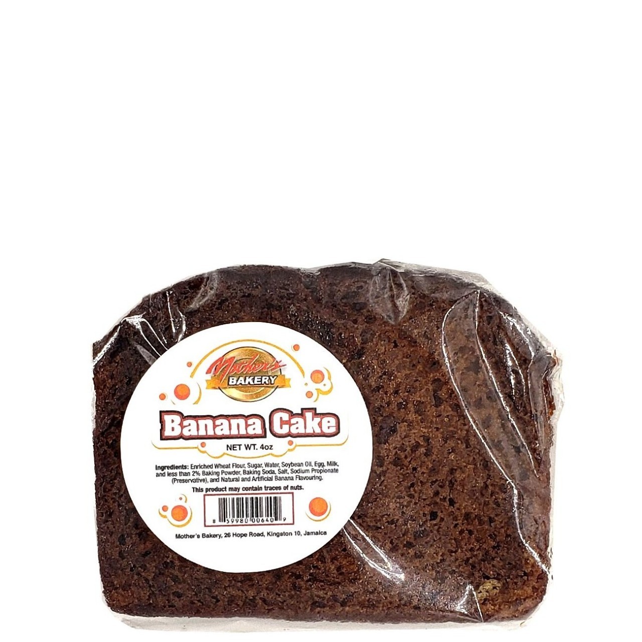 MOTHERS BANANA CAKE slice