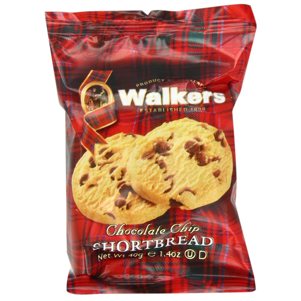 WALKERS SHORTBREAD CHOC CHIP 40g