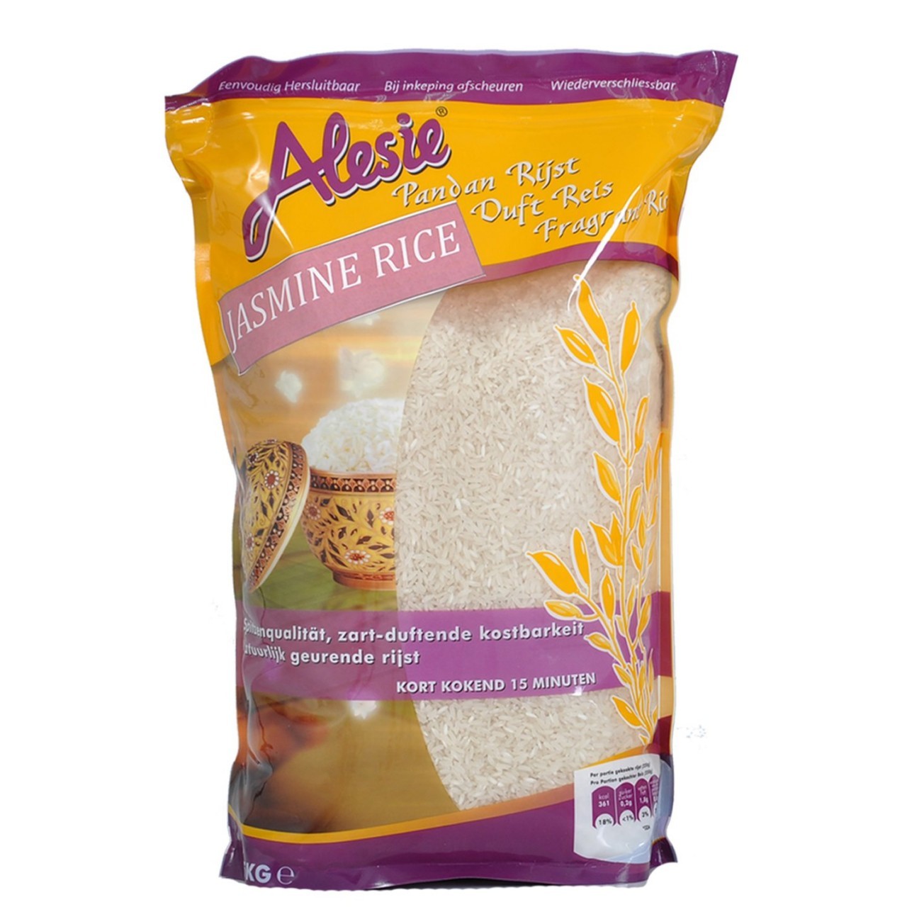 ALESIE JASMINE WHITE RICE 4.5kg