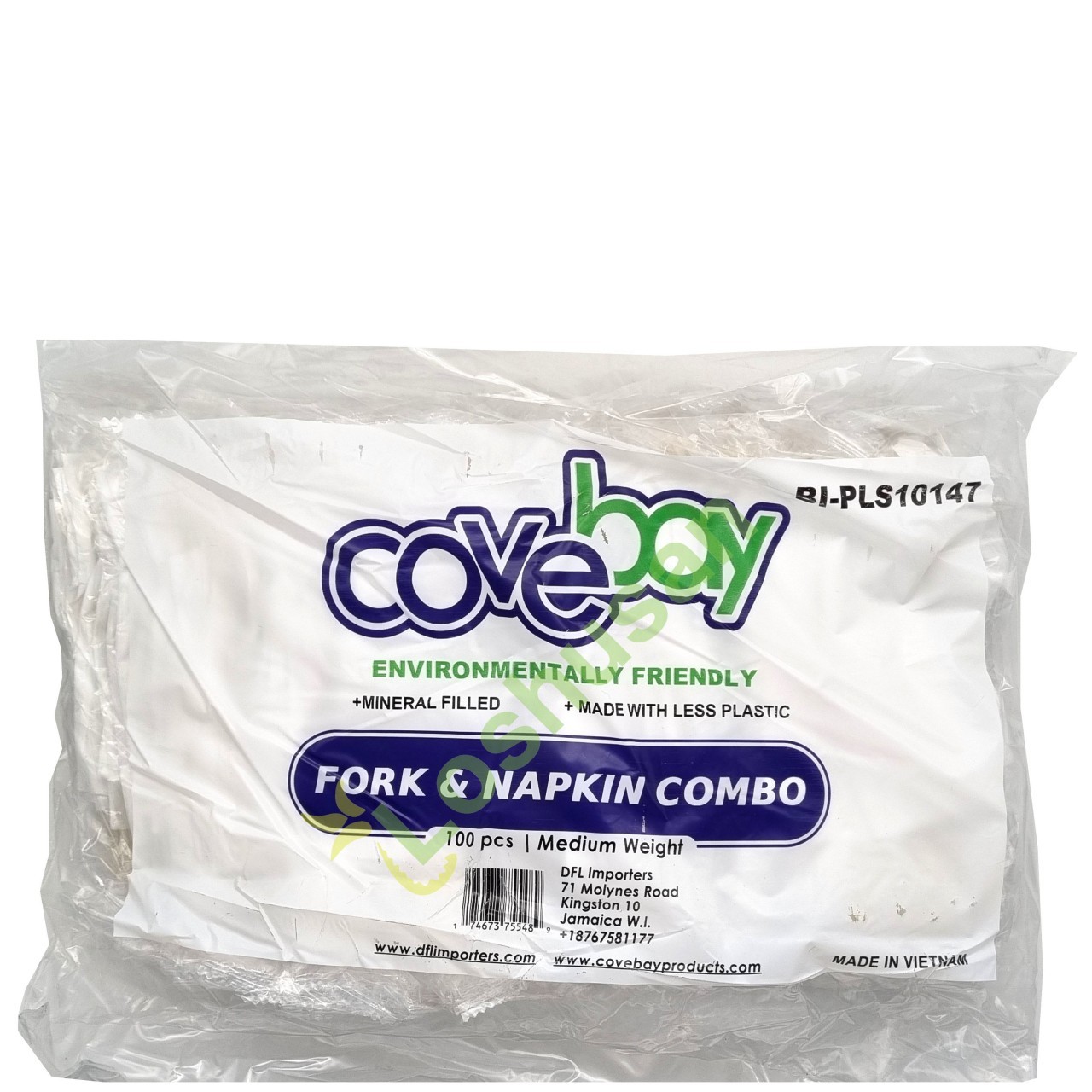 COVE BAY FORK NAPKIN COMBO 100ct