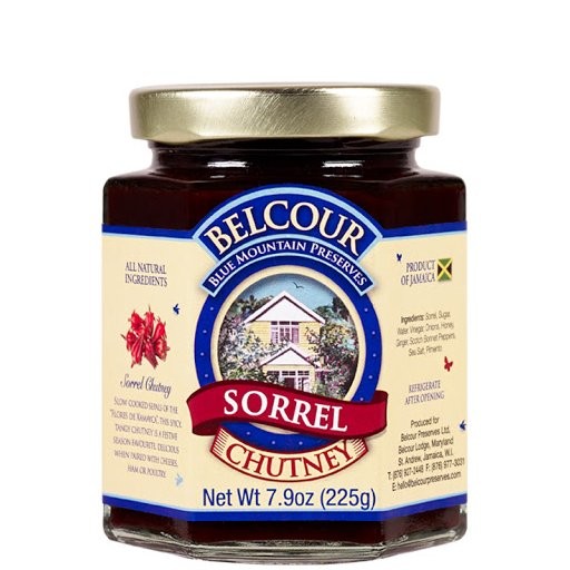 BELCOUR SORREL CHUTNEY 7oz