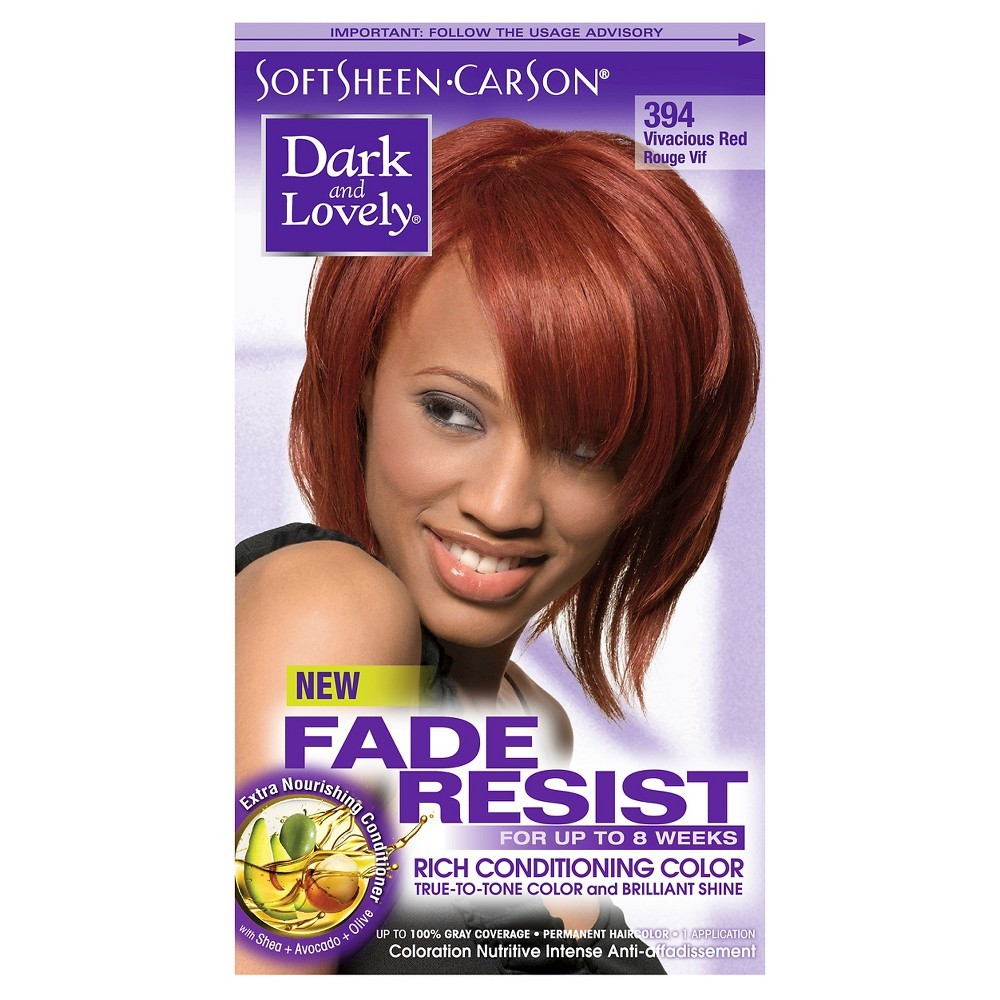 Image 1    Dark & Lovely Fade Resist, Vivacious Red #394