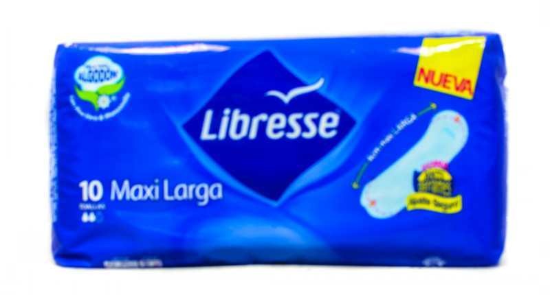 LIBRESSE MAXI LONG 10’s
