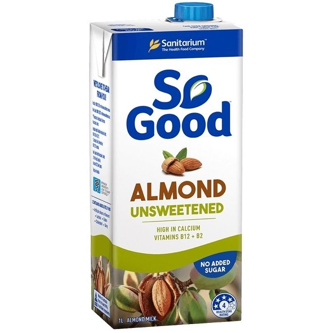 SO GOOD ALMOND MILK UNSWEETENED 1L