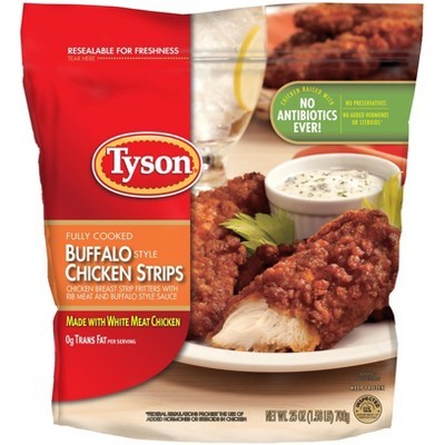 TYSON CHICKEN STRIPS BUFFALO 25oz
