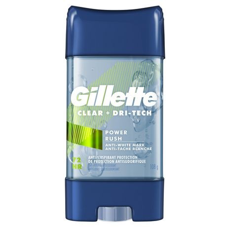 GILLETTE CLEAR GEL POWER RUSH 3.8oz