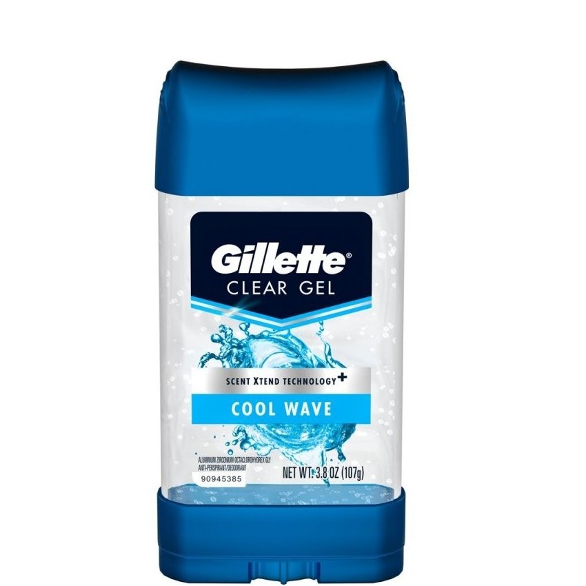 GILLETTE CLEAR GEL COOL WAVE 3.8oz