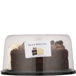 RICHS BLACK & WHITE CAKE 7in