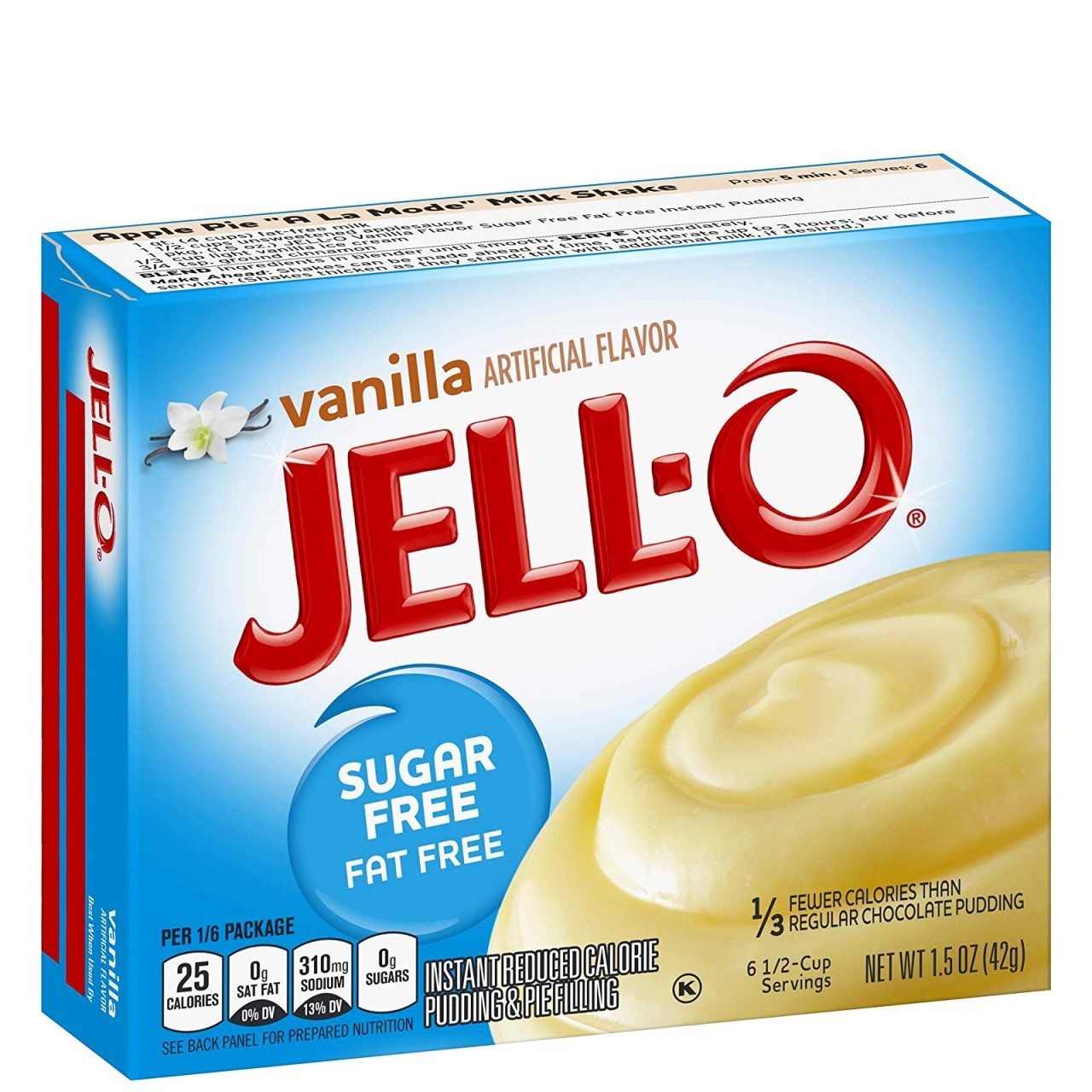 JELLO PUDDING VANILLA SUGAR FREE 1.5oz