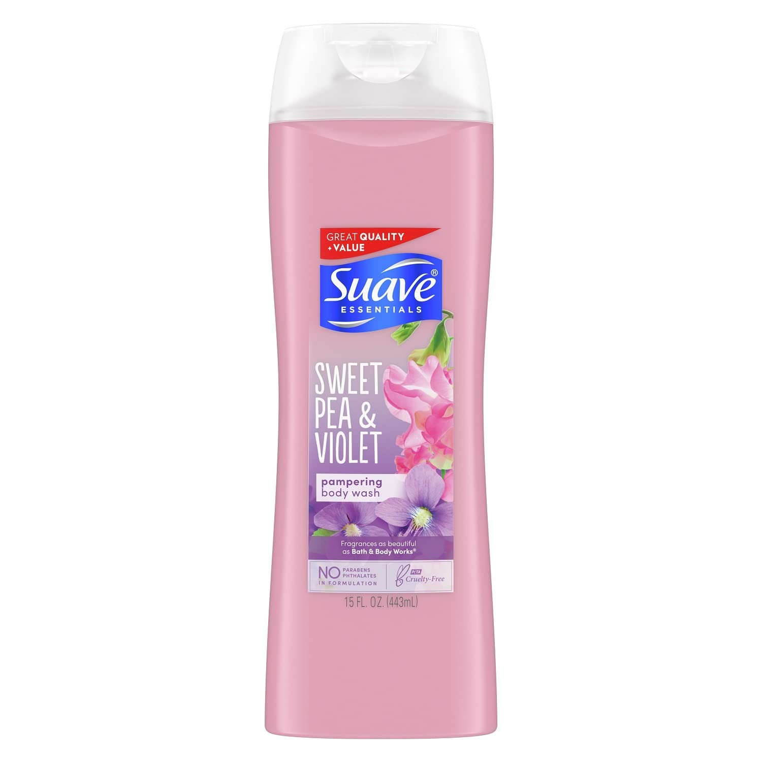 Suave Sweet Pea & Violet Body Wash, 15oz