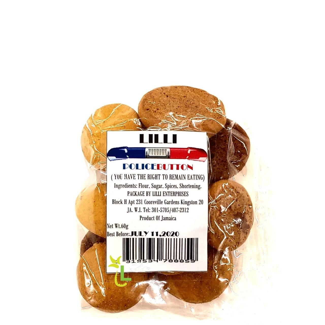 LILLI POLICE BUTTON 60g