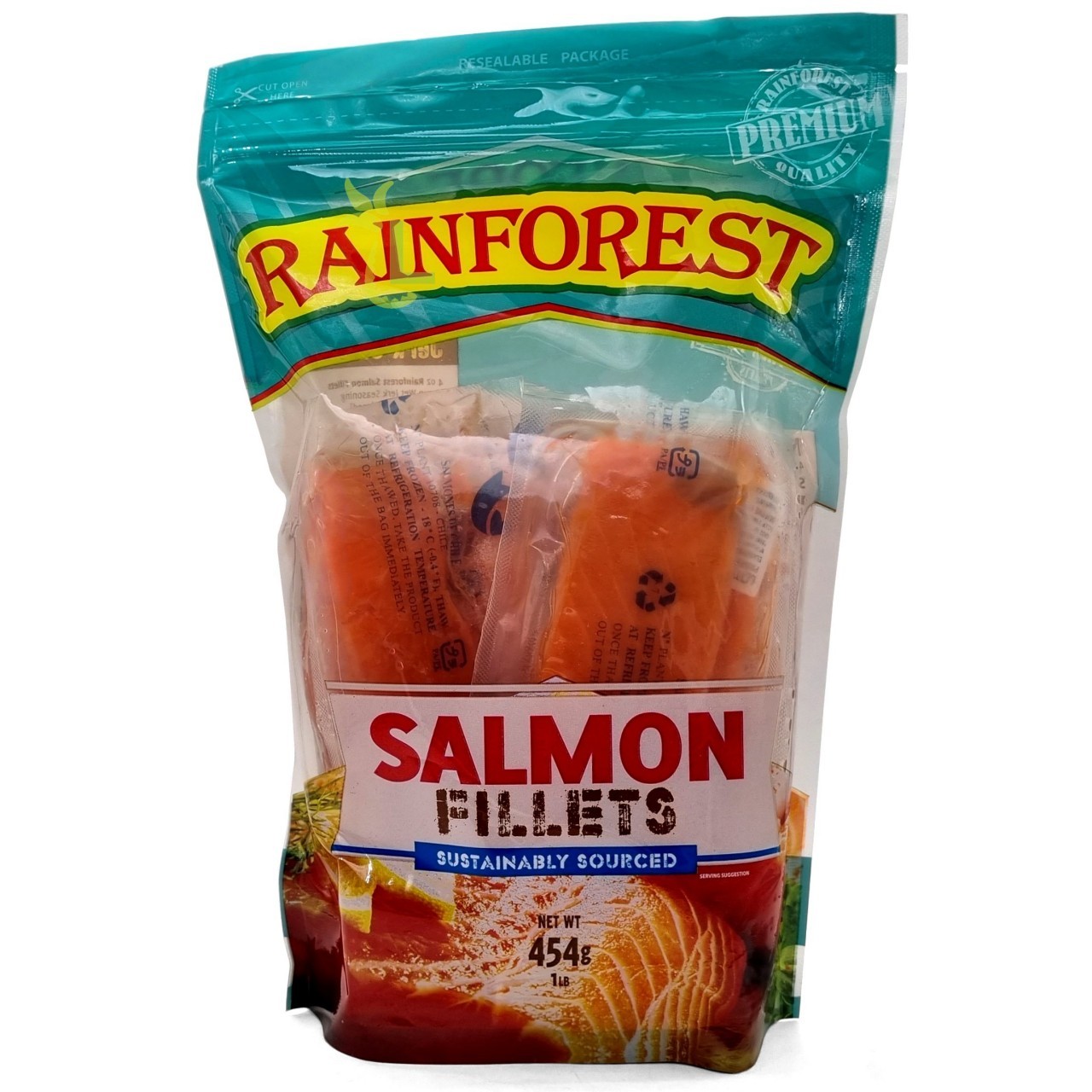 RAINFOREST SALMON FILLET 454g