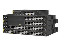 HPE Aruba 6000 24G Class4 PoE 4SFP 370W Switch - Switch - managed