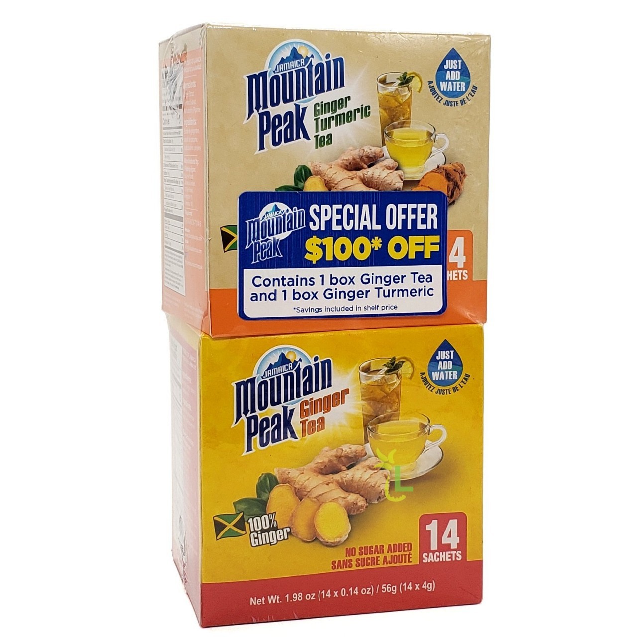 MT PEAK GINGER TEA NS VALUE PACK 2pk