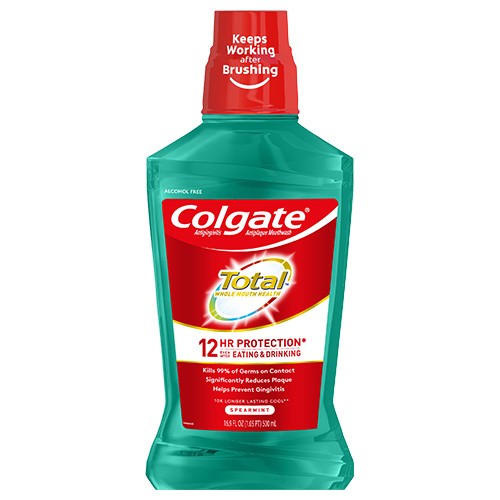COLGATE TOTAL MOUTHWASH SPEARMINT 500ML