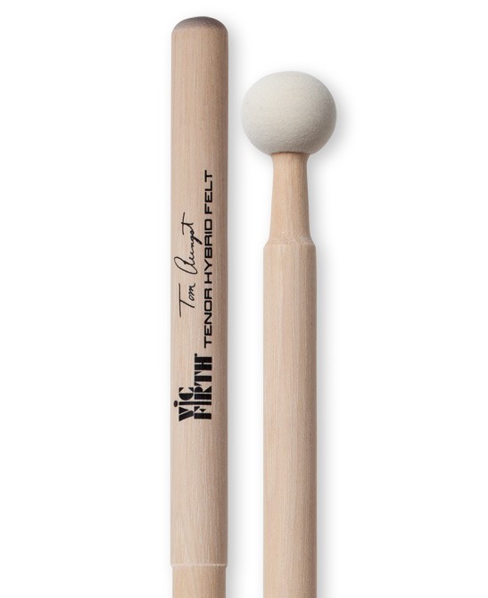 VicFirth Corpmaster Tom Aungst Multi- Tenor Hybrid Felt Mallet - STATHF